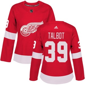 Women's Detroit Red Wings Cam Talbot Adidas Authentic Home Jersey - Red