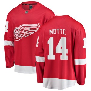 Men's Detroit Red Wings Tyler Motte Fanatics Branded Breakaway Home Jersey - Red