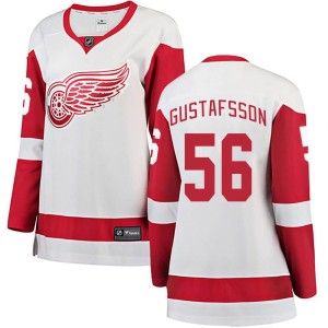 Women's Detroit Red Wings Erik Gustafsson Fanatics Branded Breakaway Away Jersey - White