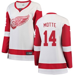 Women's Detroit Red Wings Tyler Motte Fanatics Branded Breakaway Away Jersey - White