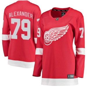 Women's Detroit Red Wings Gage Alexander Fanatics Branded Breakaway Home Jersey - Red