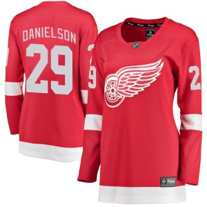 Women's Detroit Red Wings Nate Danielson Fanatics Branded Breakaway Home Jersey - Red