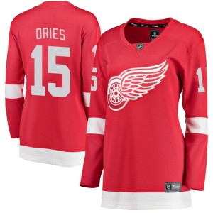 Women's Detroit Red Wings Sheldon Dries Fanatics Branded Breakaway Home Jersey - Red