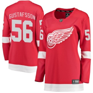 Women's Detroit Red Wings Erik Gustafsson Fanatics Branded Breakaway Home Jersey - Red