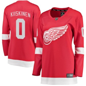 Women's Detroit Red Wings Jesse Kiiskinen Fanatics Branded Breakaway Home Jersey - Red