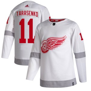 Men's Detroit Red Wings Vladimir Tarasenko Adidas Authentic 2020/21 Reverse Retro Jersey - White