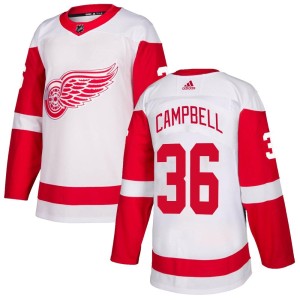 Youth Detroit Red Wings Jack Campbell Adidas Authentic Jersey - White