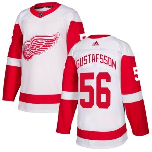 Youth Detroit Red Wings Erik Gustafsson Adidas Authentic Jersey - White