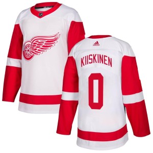 Youth Detroit Red Wings Jesse Kiiskinen Adidas Authentic Jersey - White