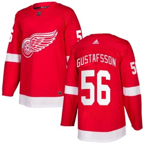 Youth Detroit Red Wings Erik Gustafsson Adidas Authentic Home Jersey - Red