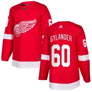 Youth Detroit Red Wings Carter Gylander Adidas Authentic Home Jersey - Red