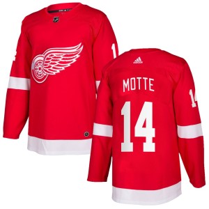 Youth Detroit Red Wings Tyler Motte Adidas Authentic Home Jersey - Red