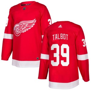 Men's Detroit Red Wings Cam Talbot Adidas Authentic Home Jersey - Red